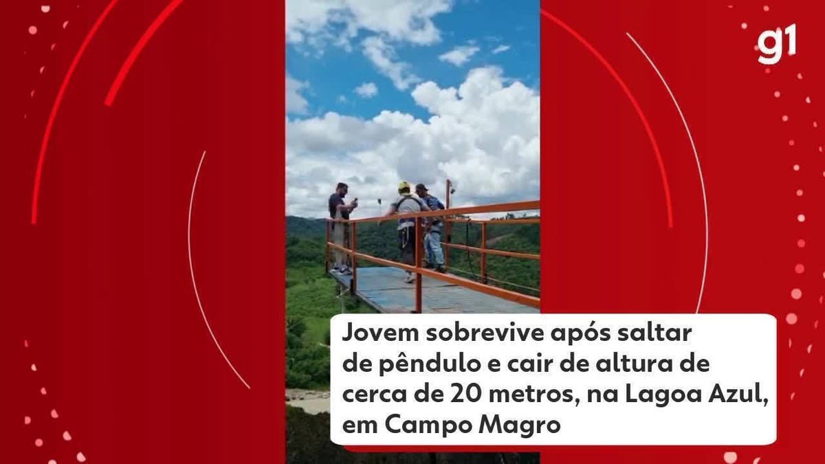 Homem pula de rope jump para comemorar divórcio, mas corda rompe