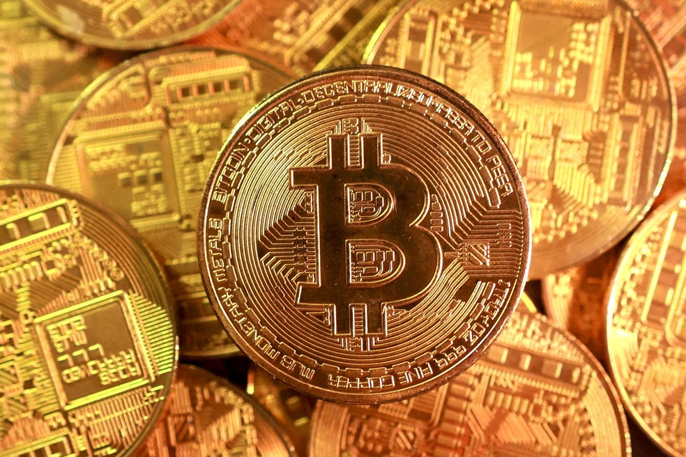 Representação do Bitcoin em ilustração produzida em 10 de setembro de 2025 — Foto: REUTERS/Dado Ruvic/Ilustração/Foto de arquivo