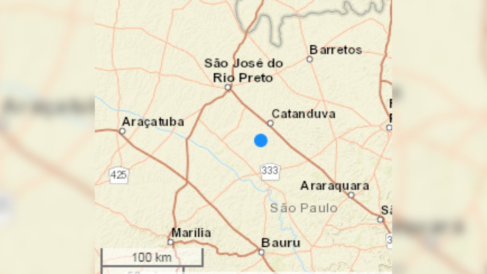 Tremor de terra registrado em cidade do interior de SP é sentido por moradores