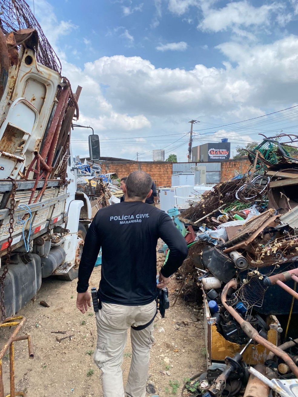 Opera&ccedil;&atilde;o prende dois por furto &agrave; Vale e apreende baterias avaliadas em R$ 349 mil no MA &mdash; Foto: Divulga&ccedil;&atilde;o/ Pol&iacute;cia Civil