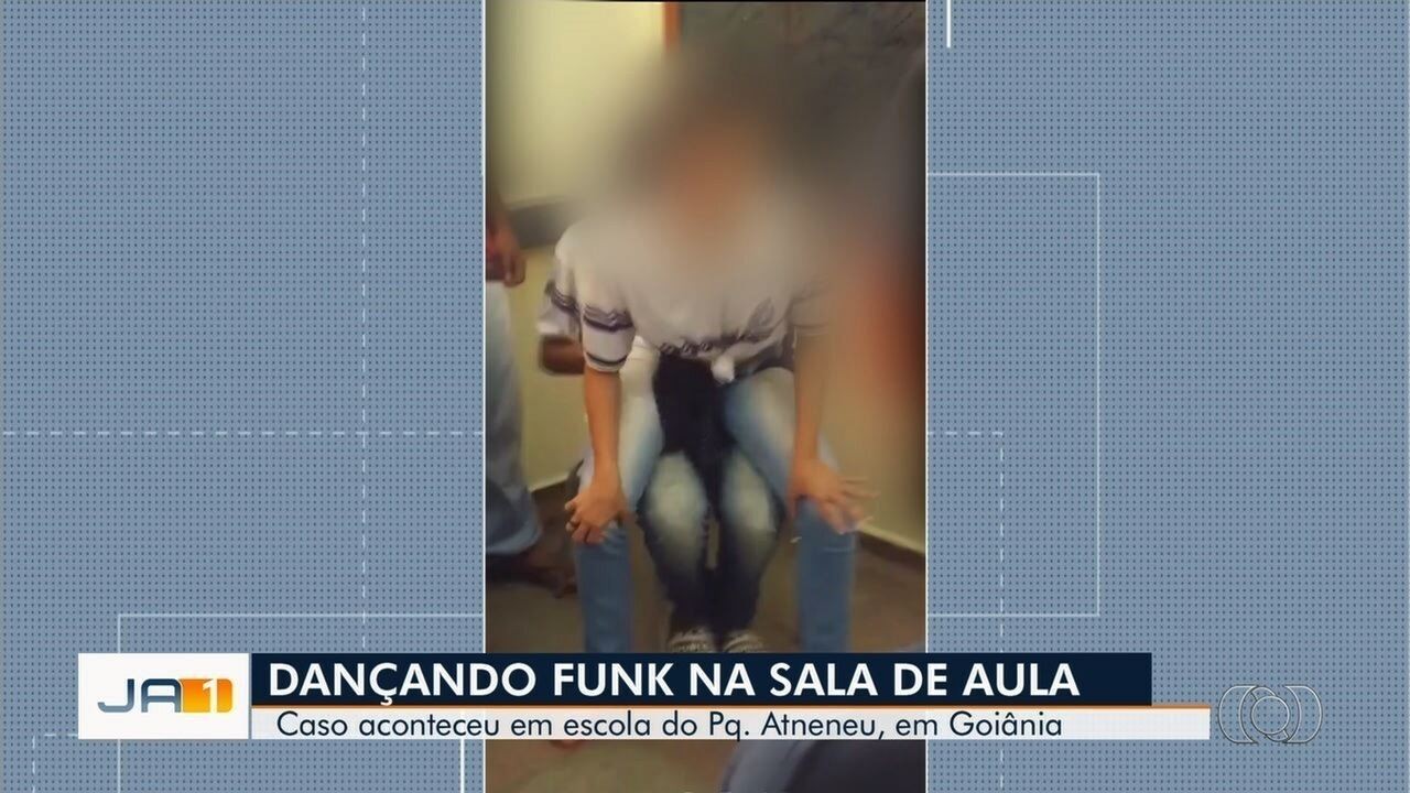 Vídeo mostra aluna dançando funk no colo de colega em sala de aula de escola de Goiânia | Goiás