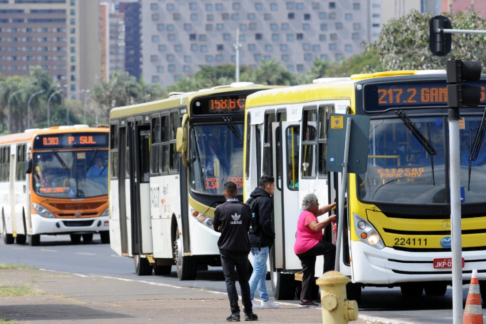 Ônibus em Brasília — Foto: Arquivo / Agência Brasília
