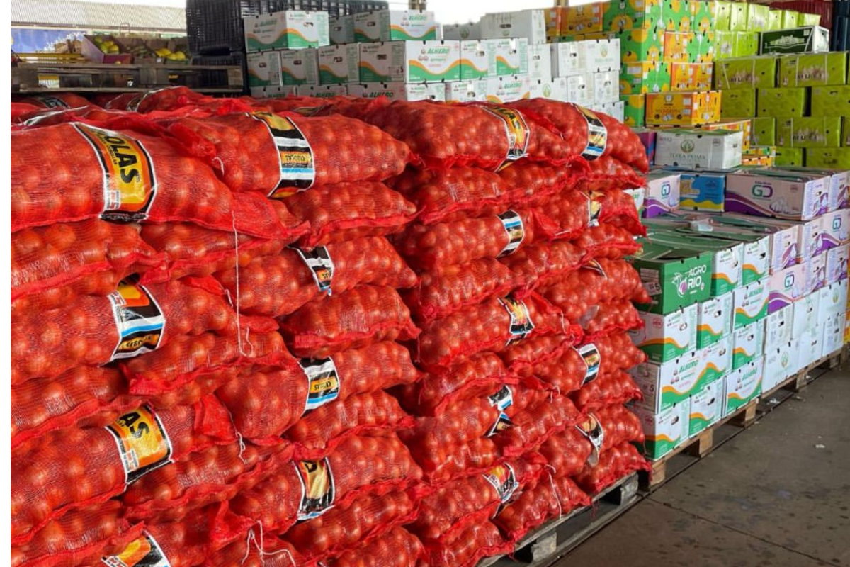 Quais são as frutas e verduras mais comercializadas em MS e de onde vêm