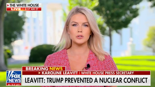 Trump 'ainda está interessado' em solução diplomática com Irã, segundo Casa Branca - Em entrevista, a secretária de imprensa do governo dos EUA afirmou que o presidente Donald Trump acredita que os iranianos deveriam derrubar seu governo se ele se recusar a negociar sobre seu programa nuclear.