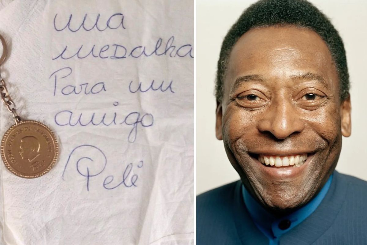 Homem cumpre 'promessa' feita a Pelé e coloca à venda presentes dados pelo Rei para comprar casa
