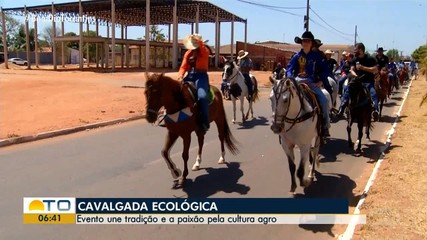 Cavalgada Ecológica reúne cavaleiros e amazonas em Palmas