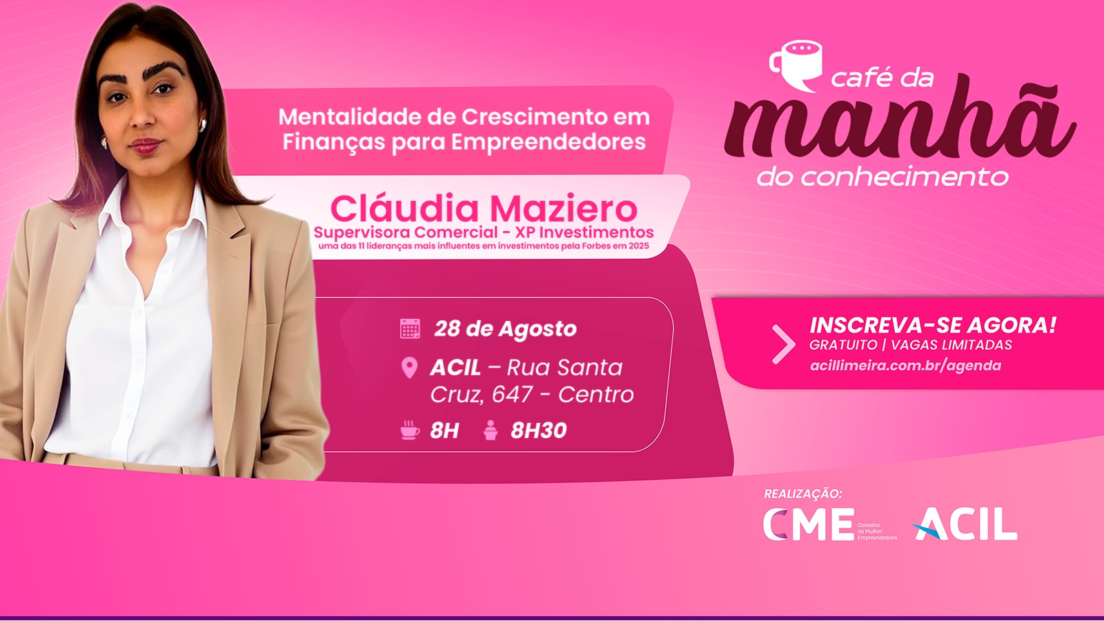 Café da Manhã do Conhecimento: Mentalidade de Crescimento em Finanças