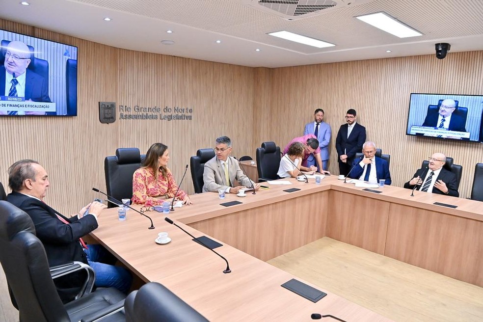 Comissão de Finanças da Assembleia Legislativa do RN — Foto: ALRN/Divulgação