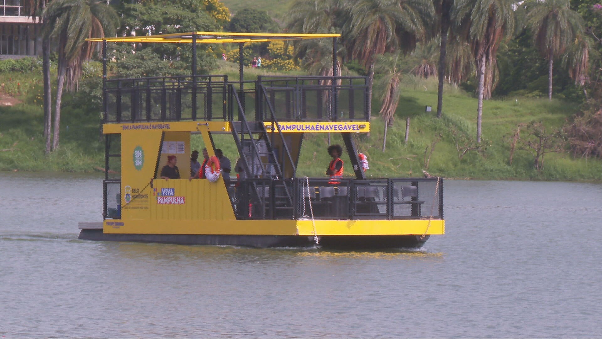 Catamarã na Pampulha terá barco maior e nova estrutura por um ano | G1