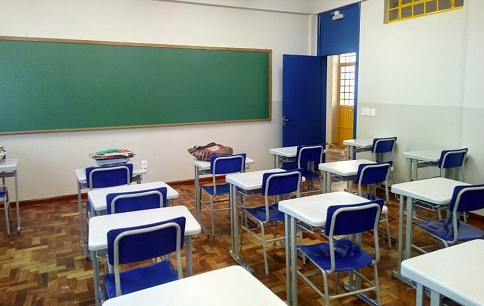 Sala de aula vazia  Foto: Tayn Schultz/Divulgao