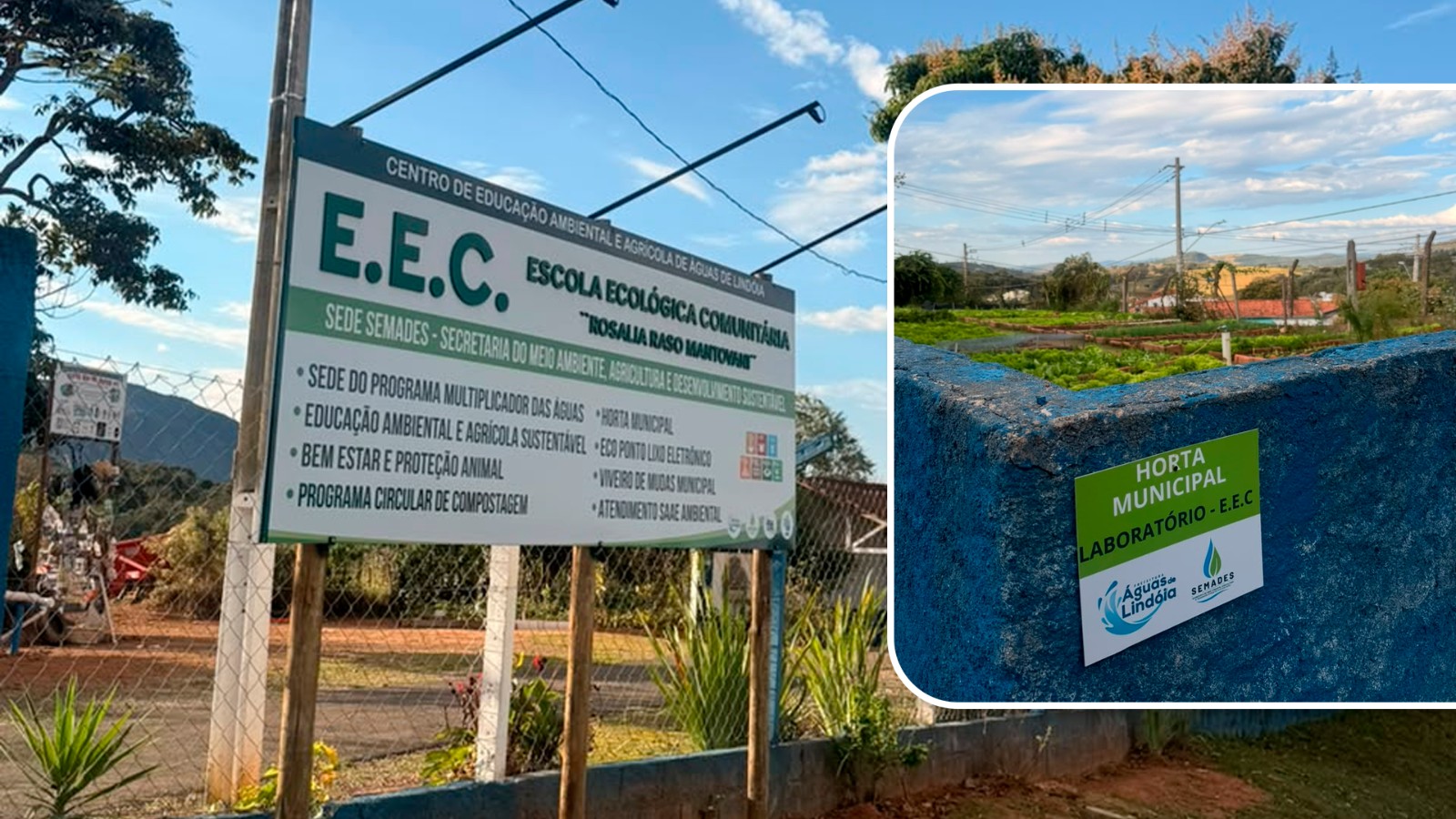 Águas de Lindóia implanta laboratório de Sistema Agroflorestal      