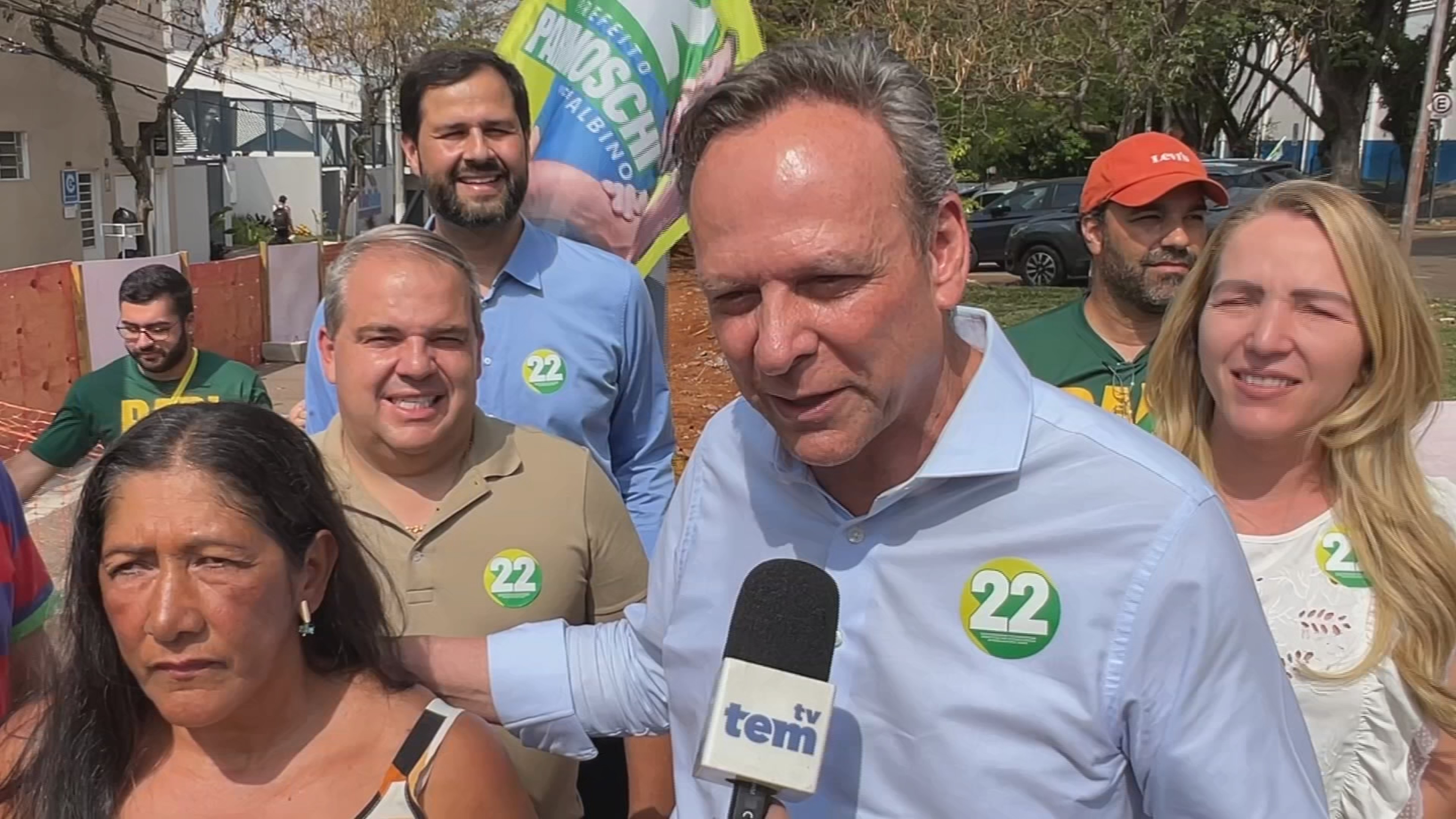 No Anhangabaú, Parimoschi fala de projetos de acessibilidade para Jundiaí