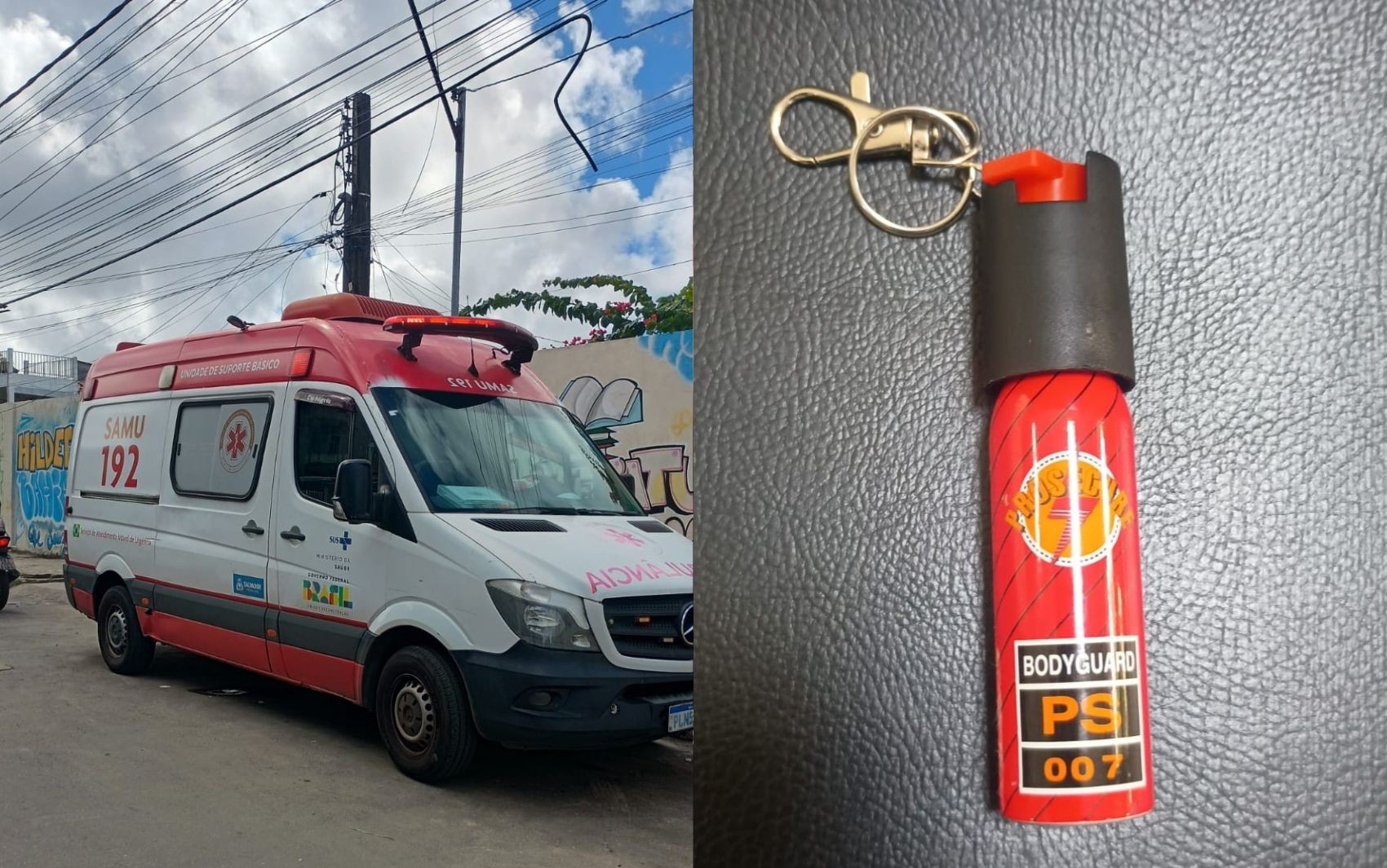 Professora e alunos passam mal após estudante pegar spray de pimenta na mochila de colega e testar na sala de aula em Salvador