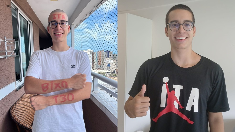 Raul disse que sempre gostou de se desafiar com relação aos estudos. — Foto: Arquivo pessoal