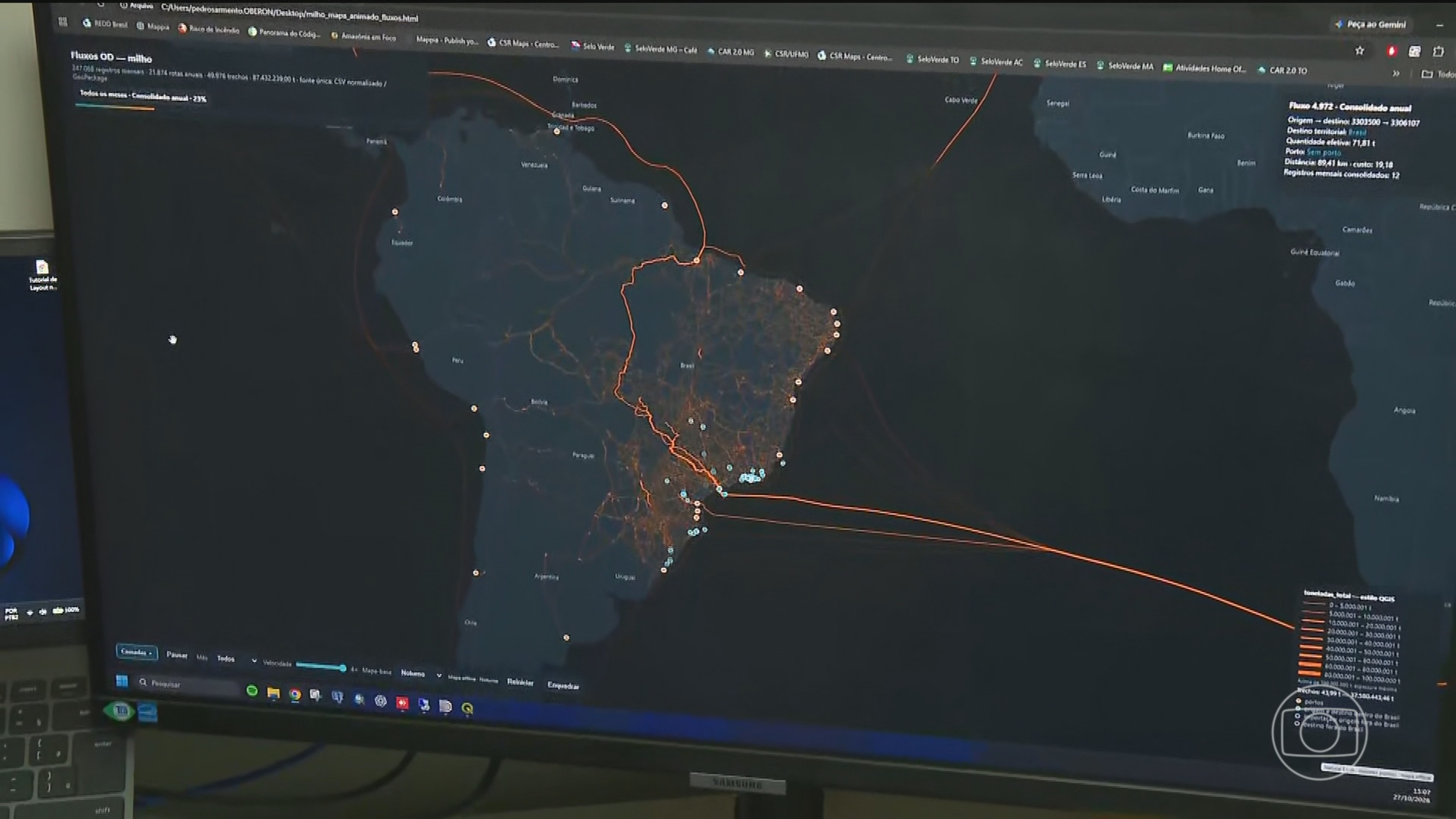 Supercomputador desenvolvido pela UFMG é capaz de produzir mapas mais detalhados do território brasileiro