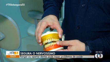 Ranger ou apertar os dentes pode causar problemas de saúde
