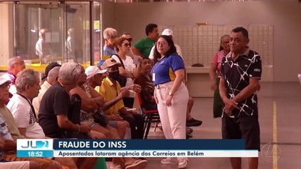 Aposentados e pensionistas procuram agência dos Correios devido a descontos do INSS
