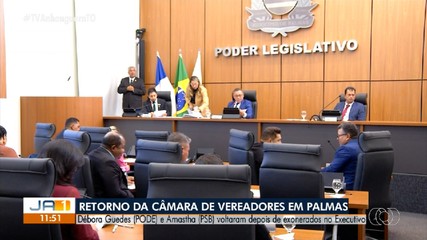 Câmara retoma trabalho legislativo com volta dos vereadores Débora Guedes e Amastha
