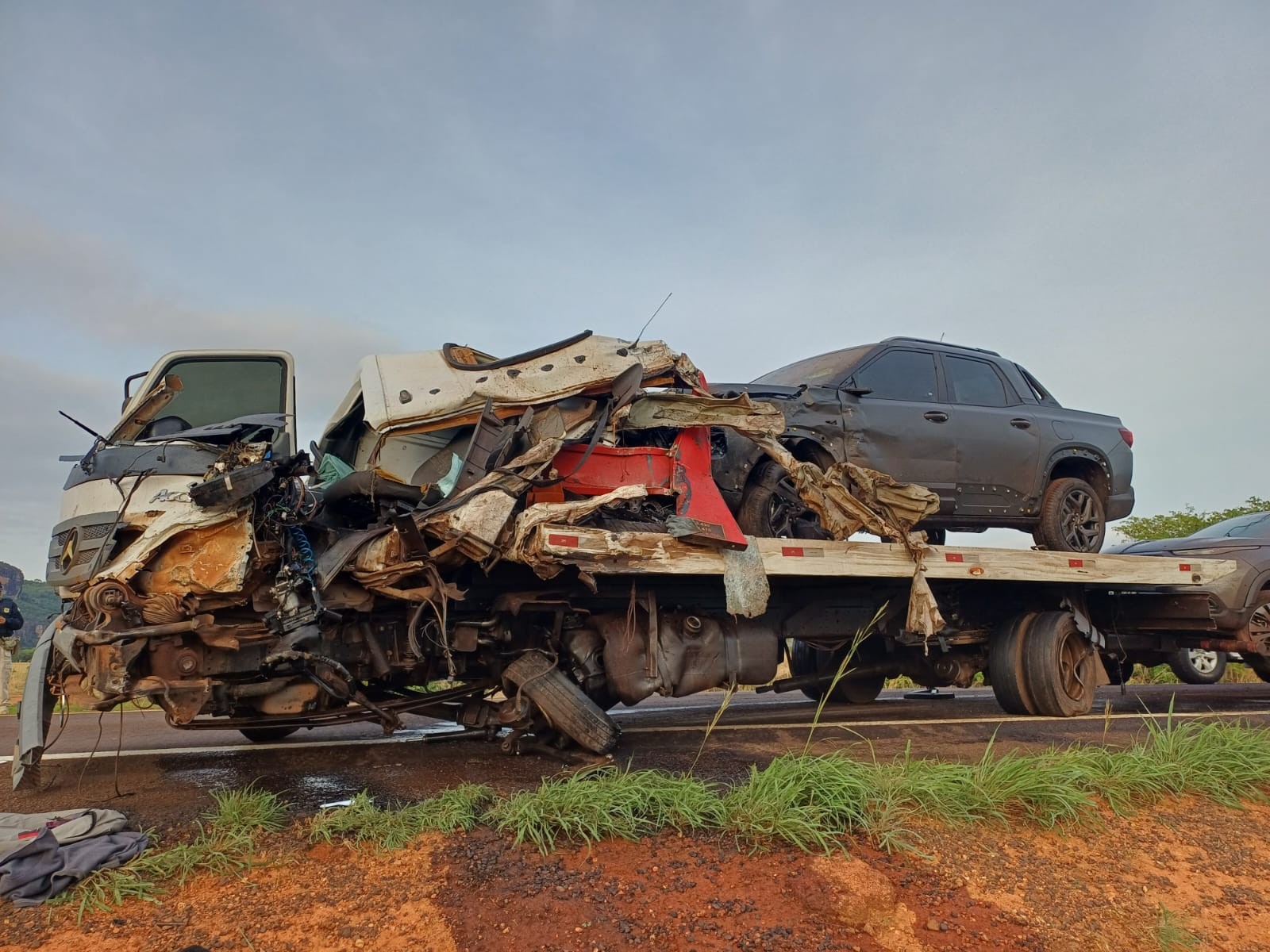 Motorista morre após batida entre caminhões na BR-158 em MT 