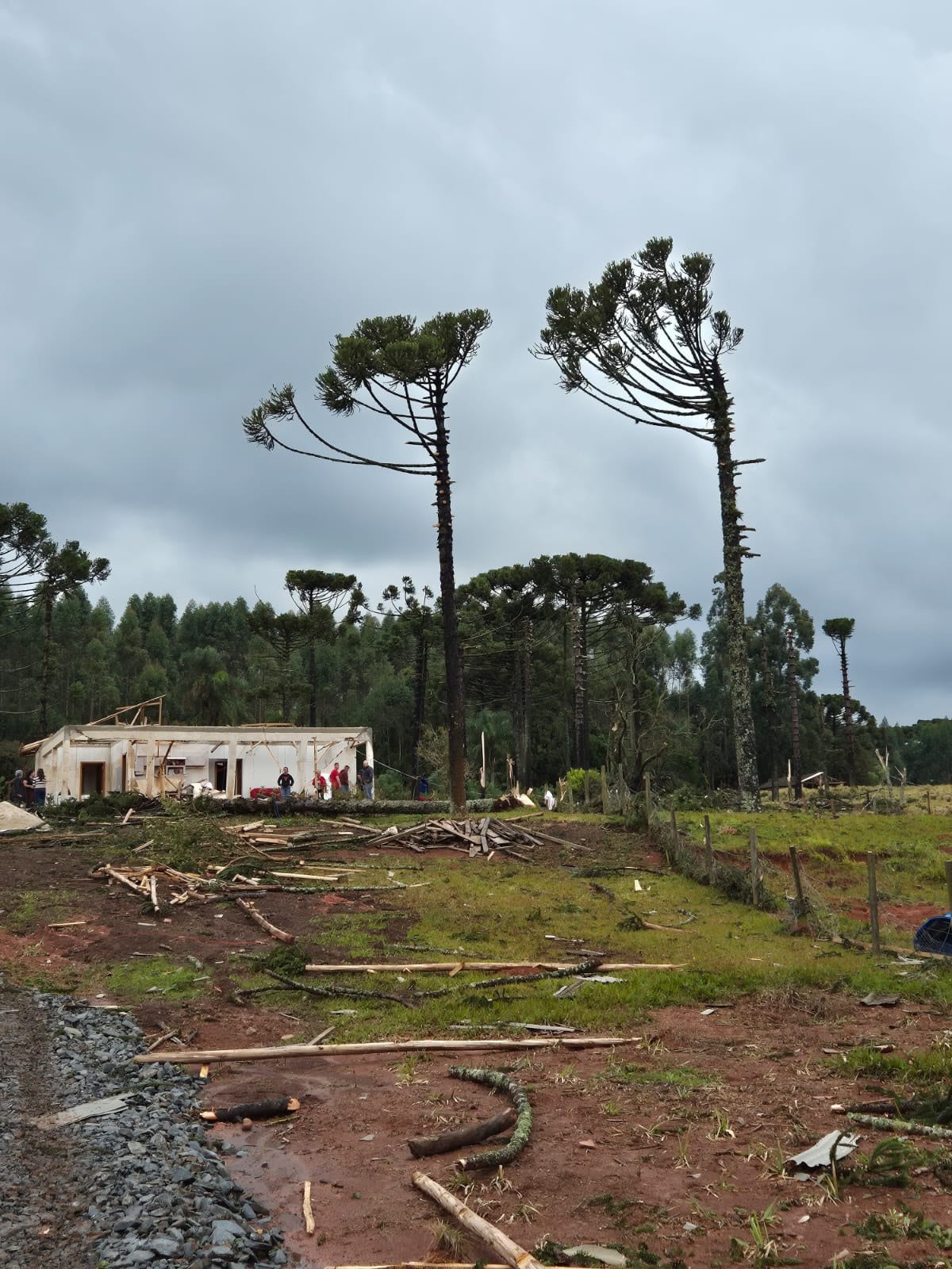 Simepar analisa se tornado atingiu cidade do Paraná no domingo