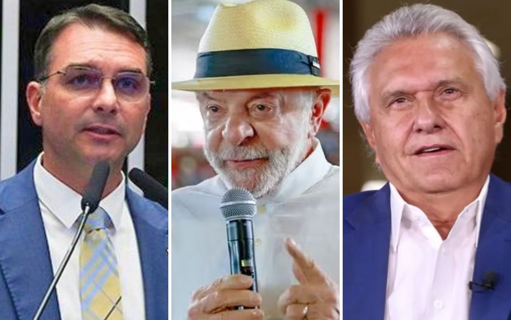 Quaest em GO: Flávio Bolsonaro, 33%; Lula, 27%; Ronaldo Caiado, 23%