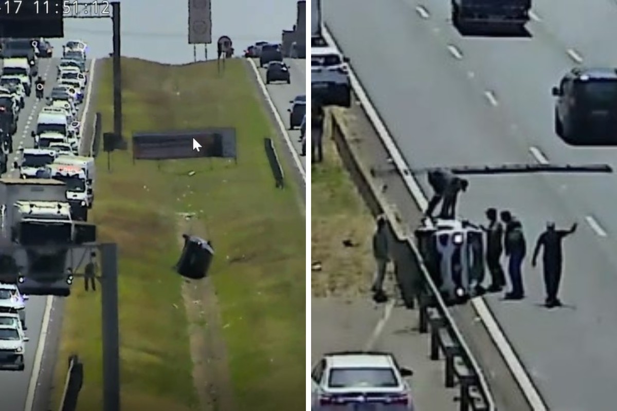 Rodovia D. Pedro I registra dois capotamentos em 30 minutos no trecho de Campinas
