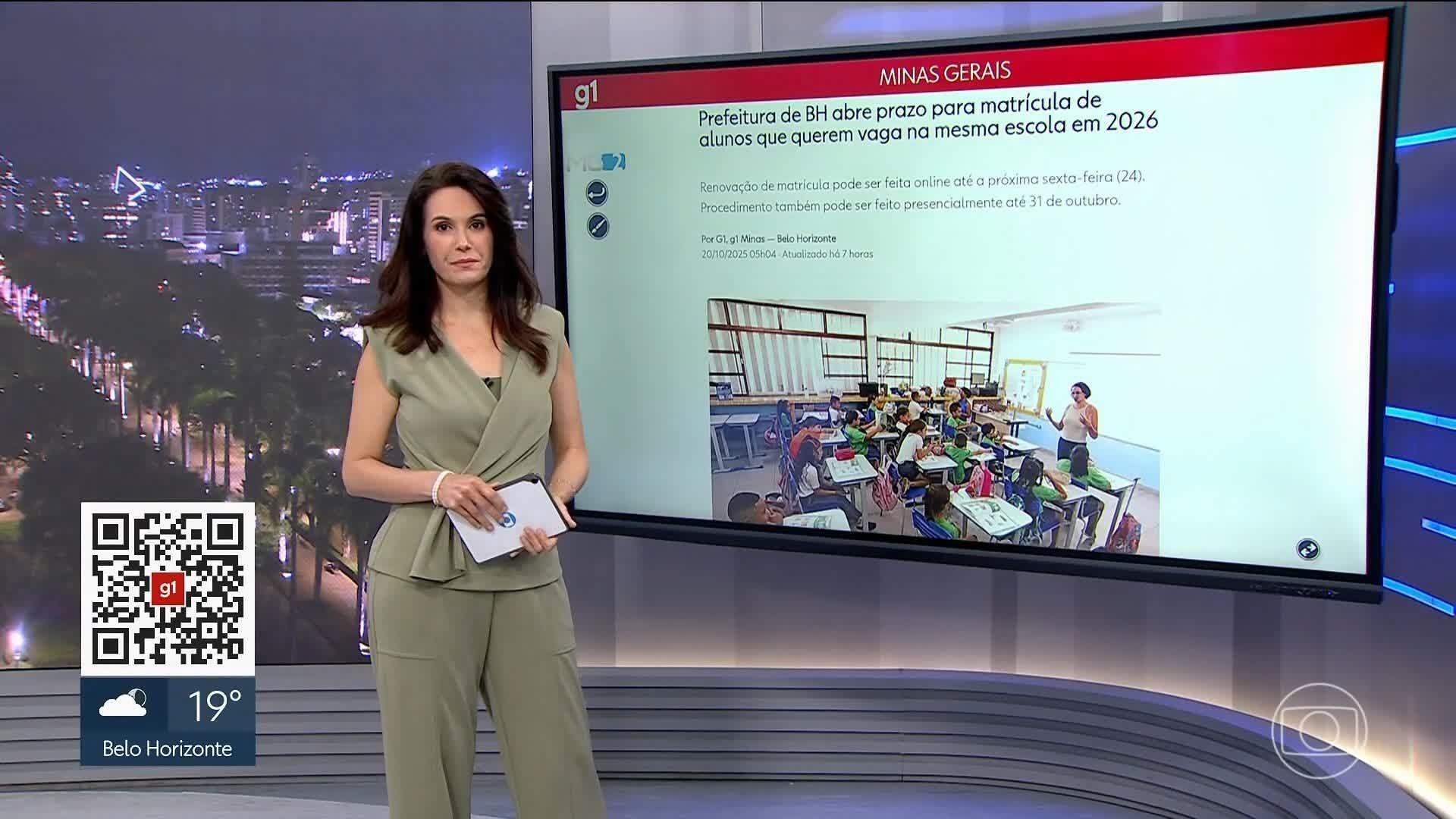 VÍDEOS: MG2 de segunda-feira, 20 de outubro de 2025