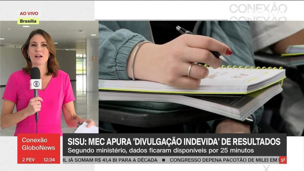Após candidatos perderem vaga no Sisu, MEC admite 'divulgação indevida de resultados provisórios' por 25 minutos