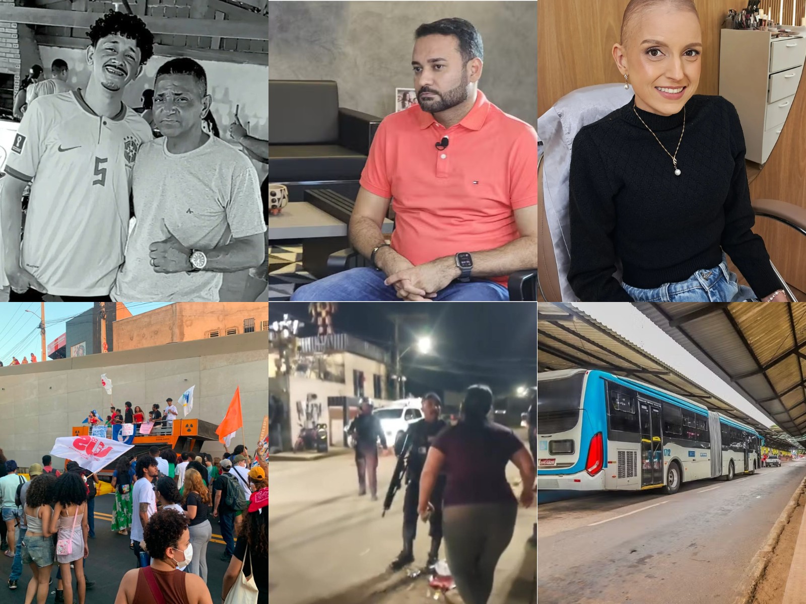 Você viu? Estudantes protestam por ônibus, ex-secretário de Educação investigado, trabalhador é morto e mais