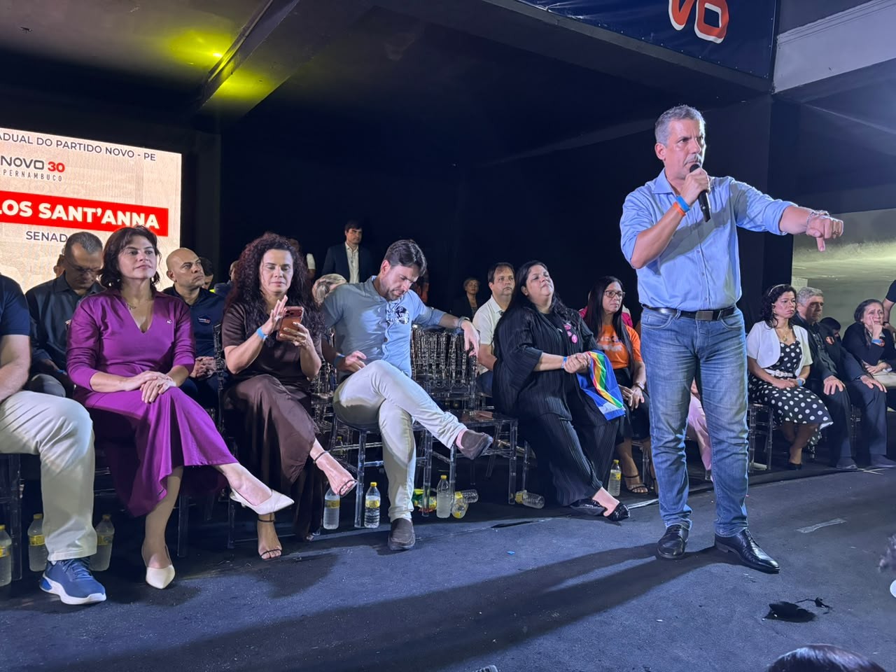 Novo lança Carlos Sant'Anna como candidato ao Senado e confirma apoio à reeleição da governadora Raquel Lyra