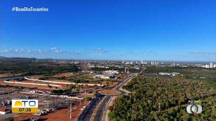 Bom Dia Tocantins traz imagens aéreas da Av. NS 10
