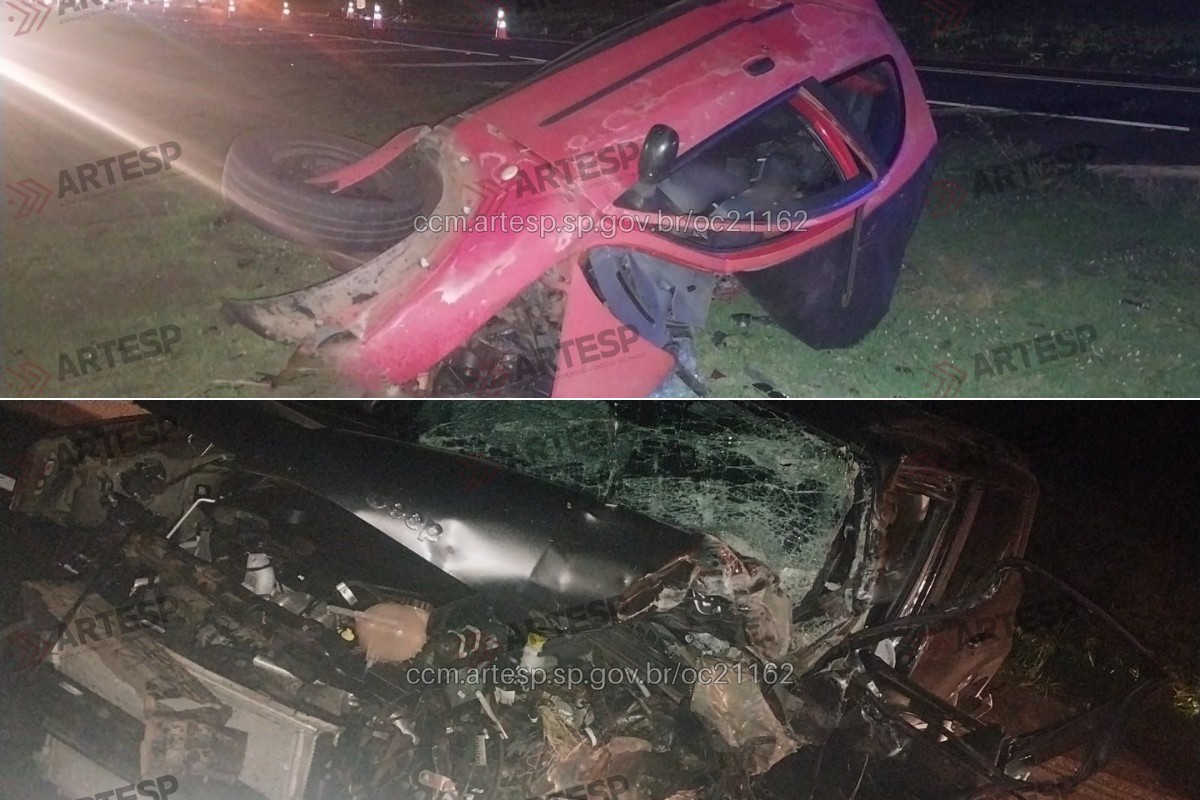 Acidente entre três veículos mata uma pessoa em rodovia no interior de SP