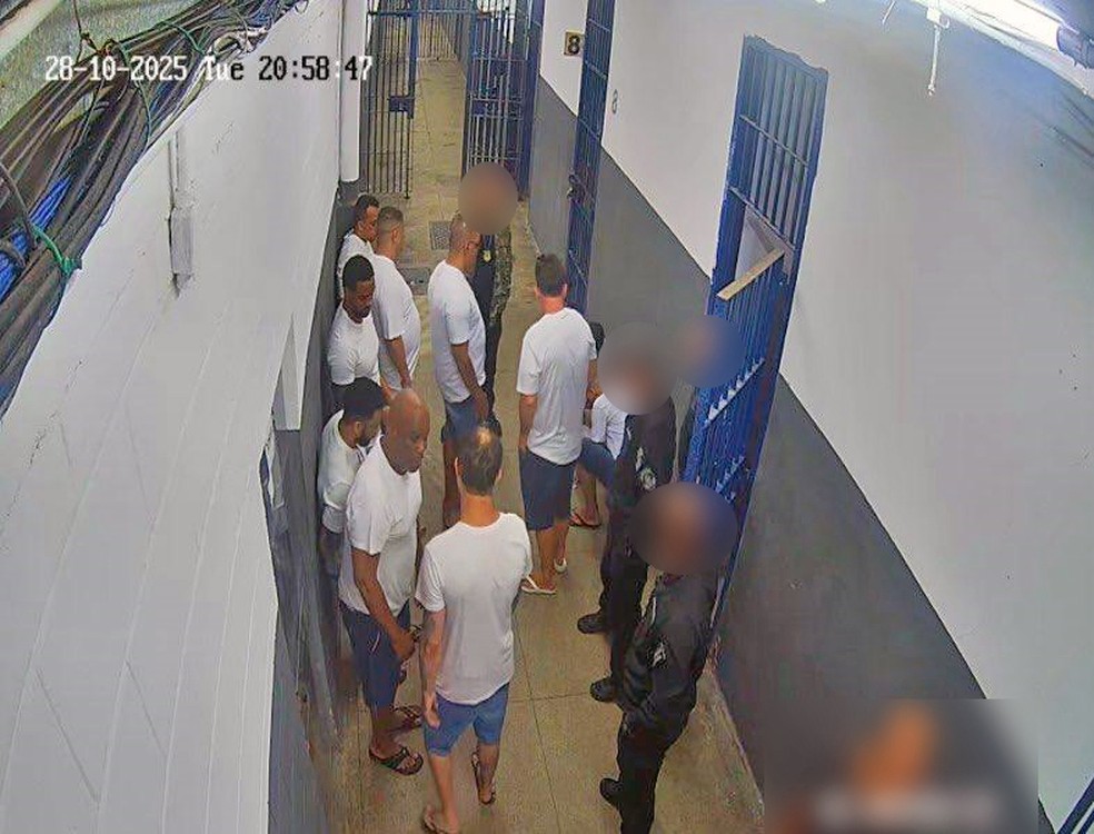 Cúpula do CV é transferida de presídio — Foto: Reprodução