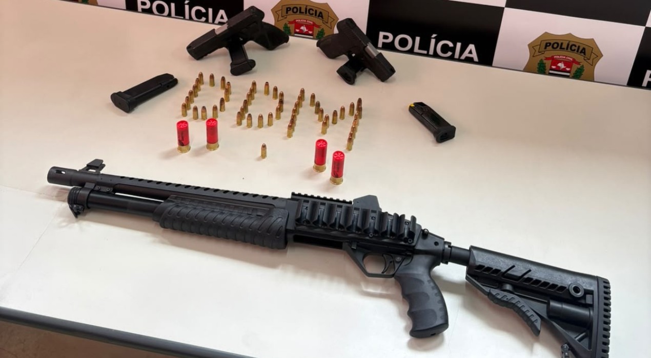 DDM de Jundiaí apreende armas de fogo e prende suspeito de agressão em ações contra violência doméstica