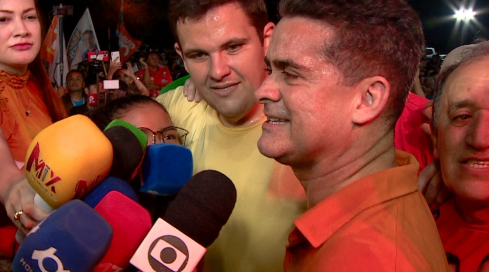 David Almeida (Avate) é reeleito prefeito de Manaus — Foto: Rede Amazônica