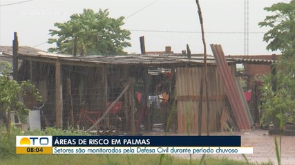 Defesa Civil monitora áreas de risco em Palmas durante o período chuvoso