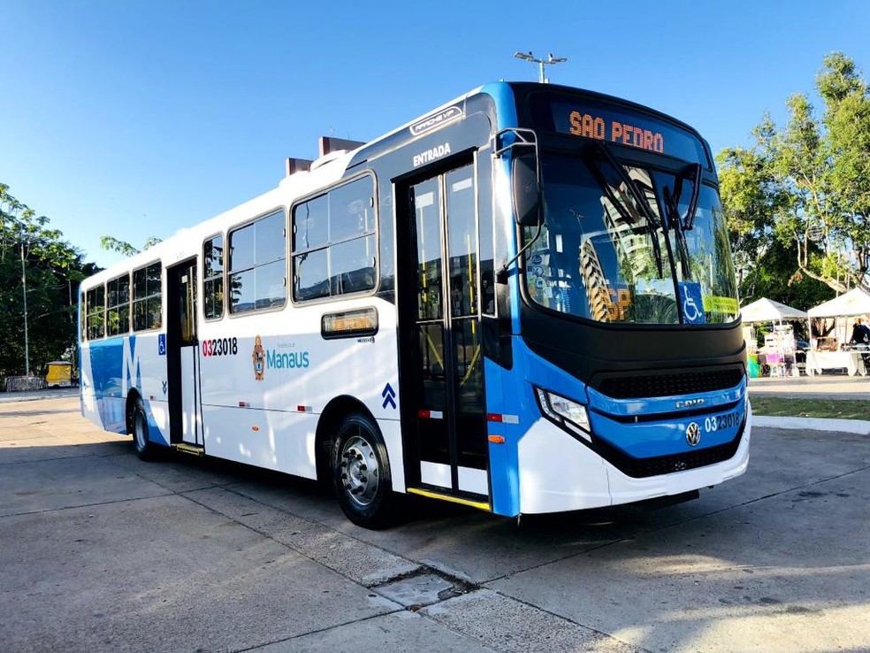 Ônibus em Manaus — Foto: IMMU