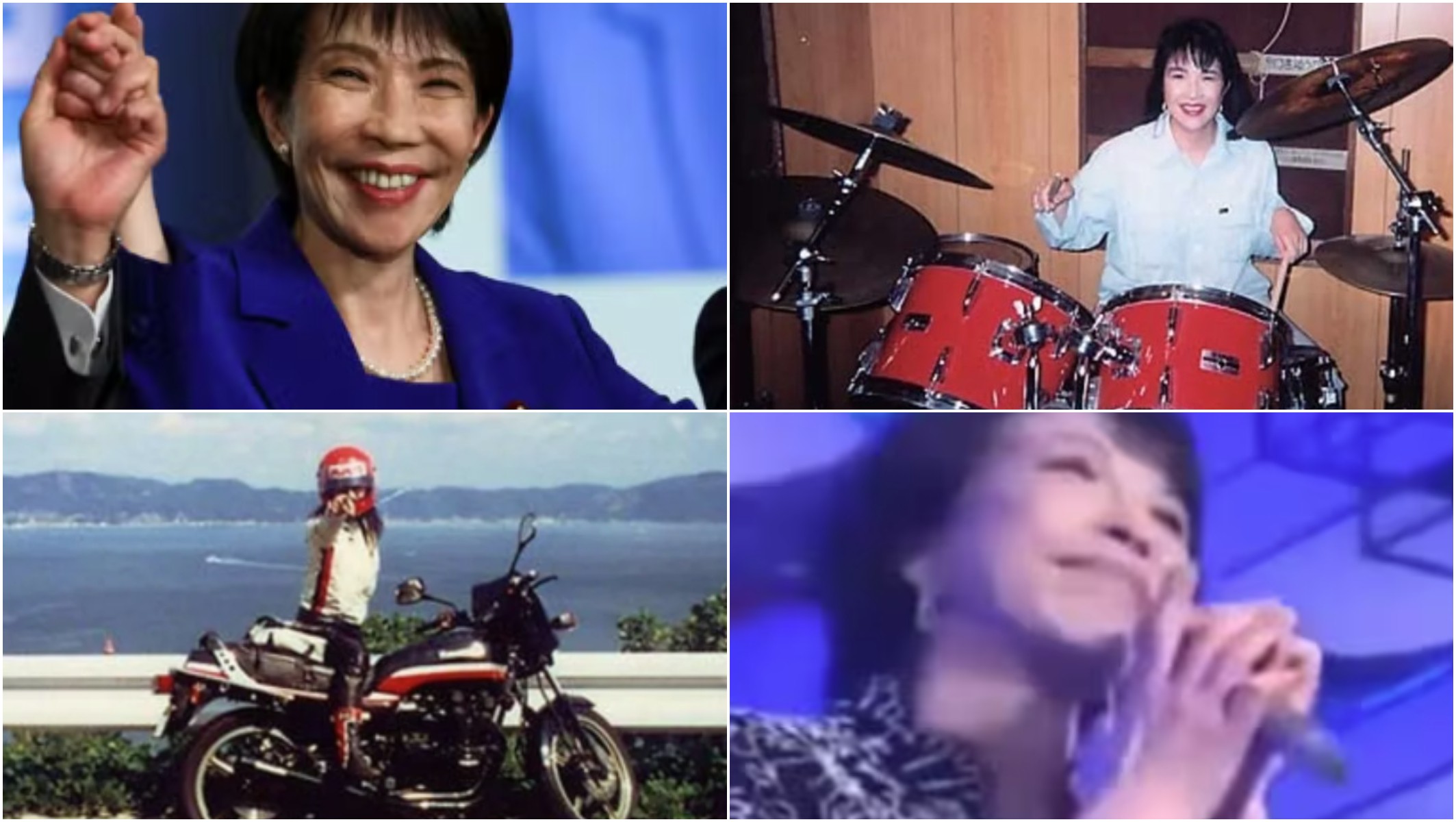 Motoqueira, baterista de heavy metal, fã de Iron Maiden e filha de policial: as origens da primeira-ministra do Japão