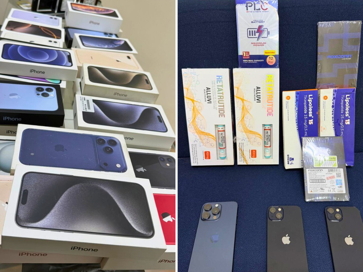 PF apreende celulares e remédios emagrecedores durante operação em comércios no interior de SP 