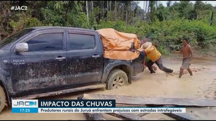 Produtores rurais do Juruá enfrentam prejuízos com estradas intrafegáveis