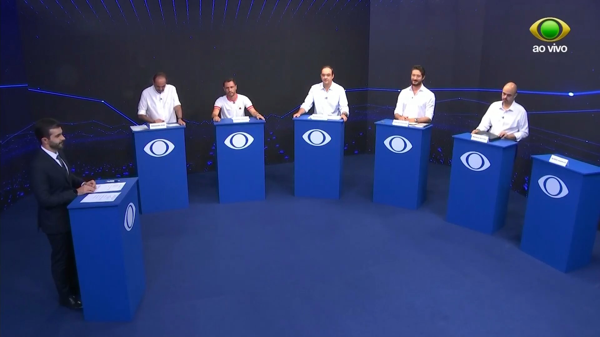 Candidatos ao governo de MG fazem 1º debate marcado por dívida do estado, segurança, privatização, IPVA e terras raras