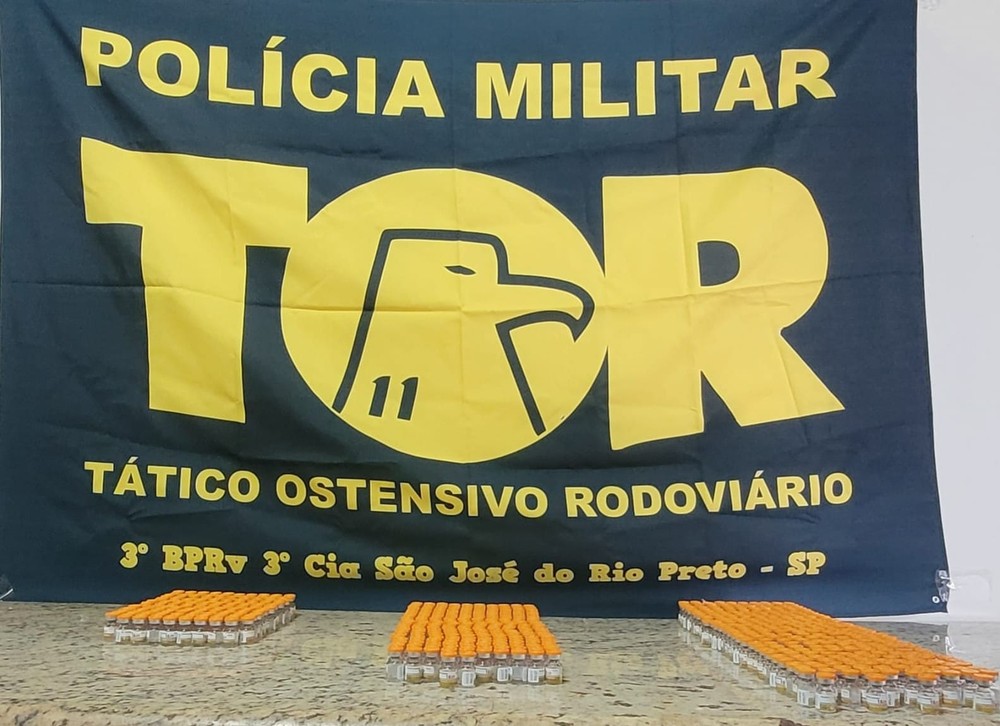 Três suspeitos são presos transportando emagrecedores em ônibus interestadual no interior de SP; um deles é venezuelano