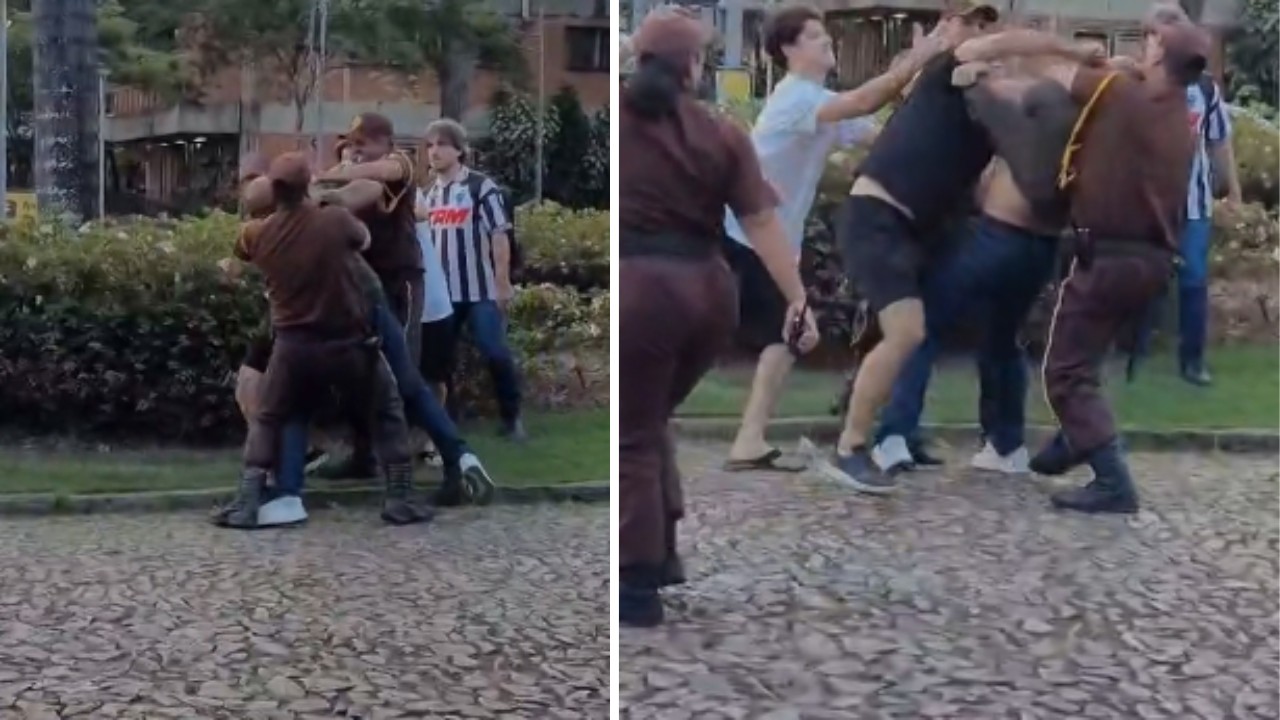 Ex-deputado de SP troca agressões com manifestante na UFMG após ser alvo de ato durante gravação de vídeo