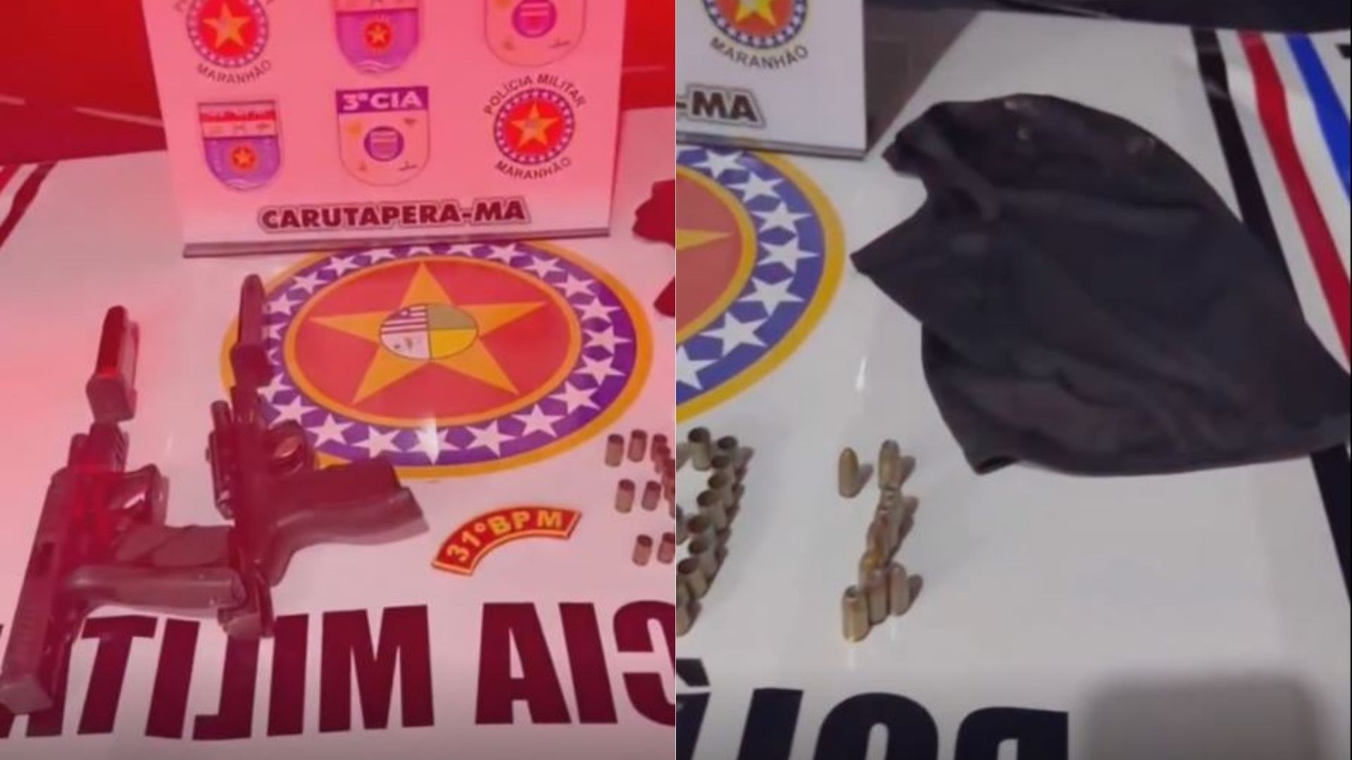 Dupla de adolescentes atira contra policiais; um deles é apreendido em Carutapera no MA