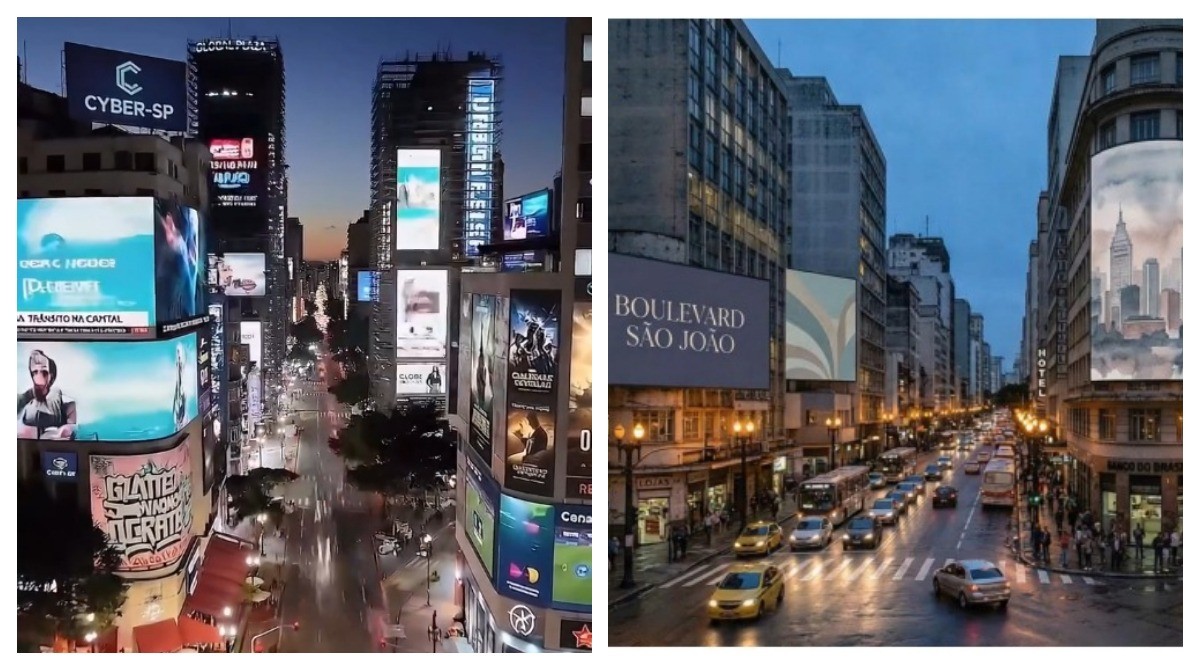 Tarcísio participa de anúncio da 'Times Square de SP' e usa IA para turbinar projeto no Centro de SP