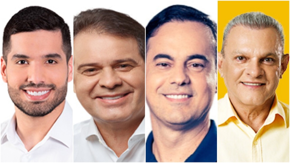 Candidatos à Prefeitura de Fortaleza nas eleições 2024 — Foto: TSE/Divulgação