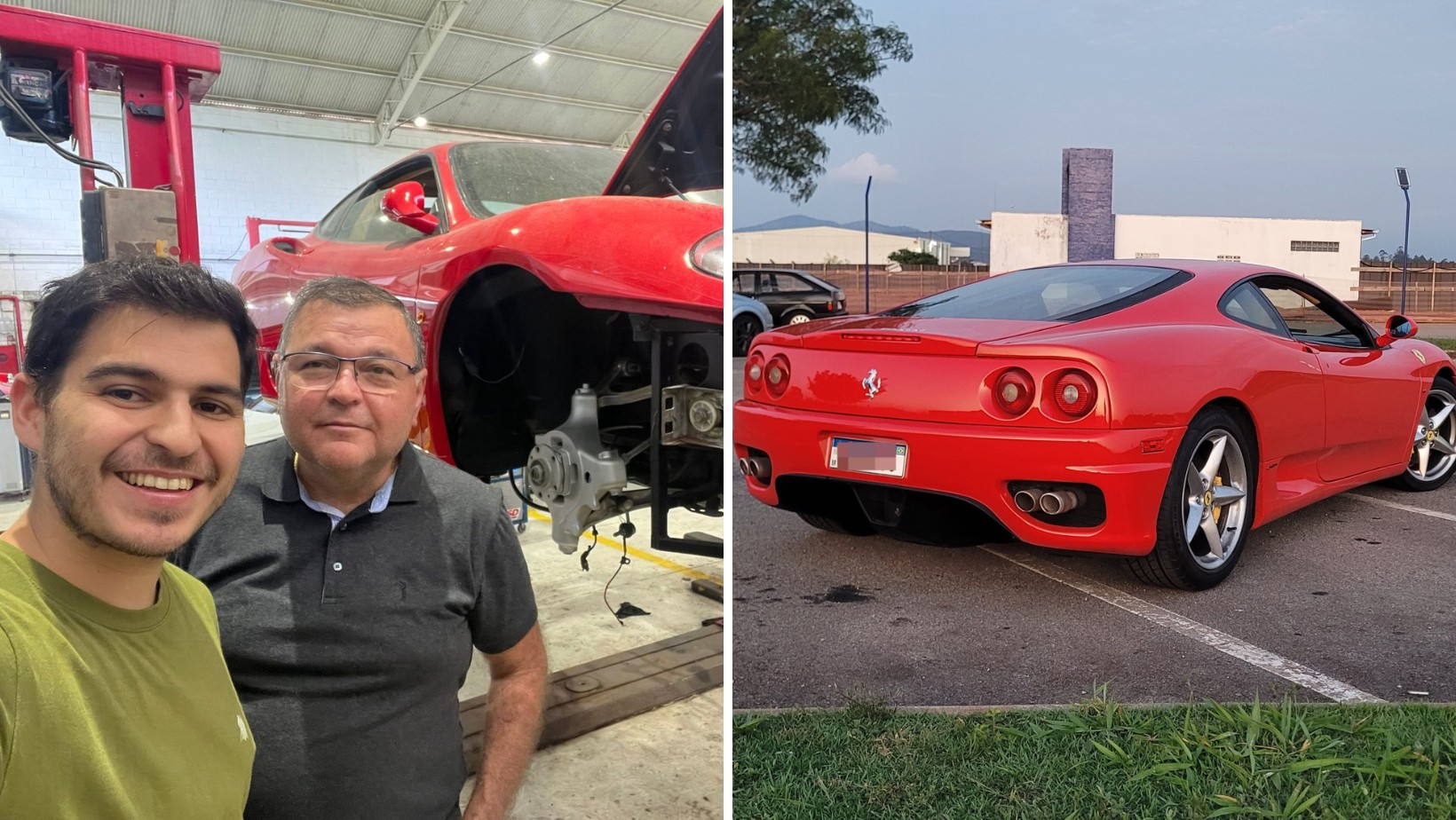 Colecionador compra Ferrari abandonada, reforma e triplica o valor do carro