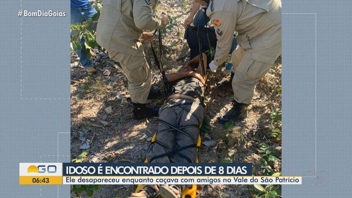 Idoso é Resgatado Em Mata Após Sair Para Caçar E Ficar Oito Dias Desaparecido Goiás G1 4080