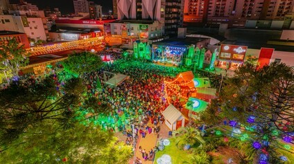 Natal FelizCidade: a Serra Catarinense se iluminou