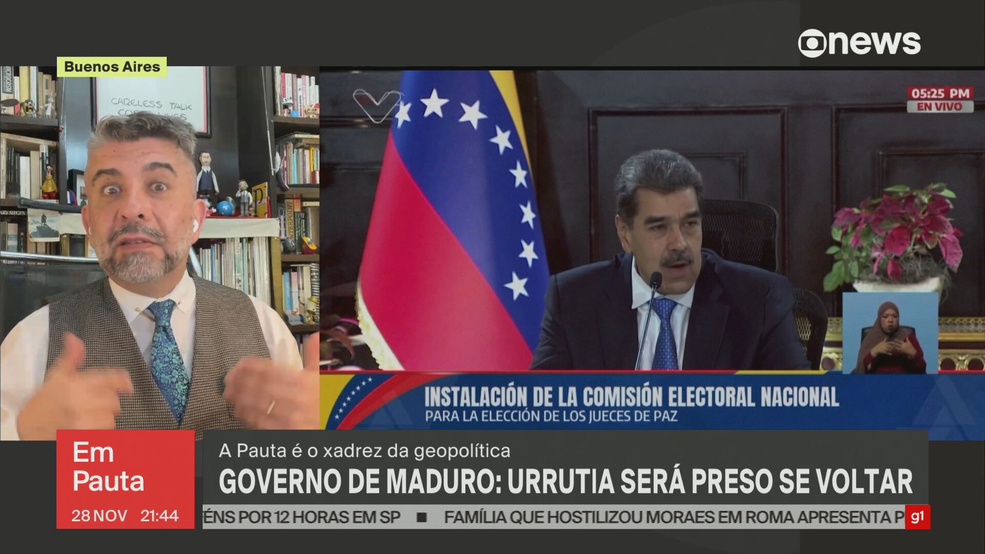 Governo de Maduro ameaça prender González caso retorne à Venezuela